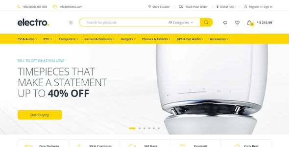 Electro Electronics Store WooCommerce Theme